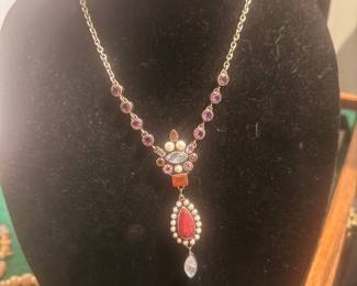 925 Gem Stones Nicky Butler Necklace 