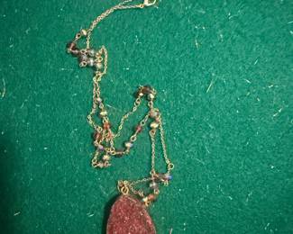 Druzy Crystal Necklace 
