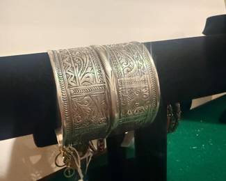 800 Silver Antique Rare “Manchette “ Cuff