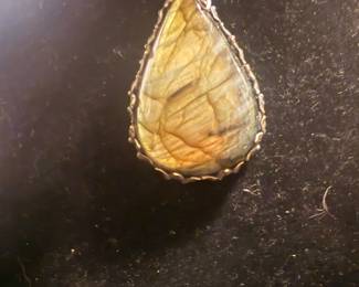 925 Labadorite Pendant Large 