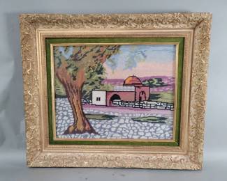 111 Framed needle work