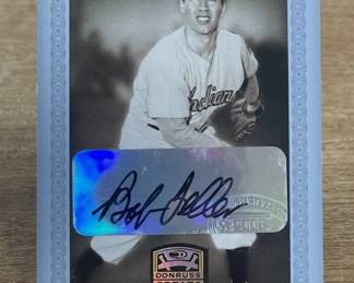 383h 2005 Donruss Bob Feller signature card