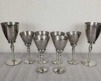 310h 1974 rare Lemil Symths pewter goblets