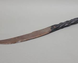 523 Vintage hand forged iron knife made from a