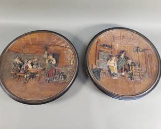 093 300 Pair of antique Johann Maresch Musterschutz
