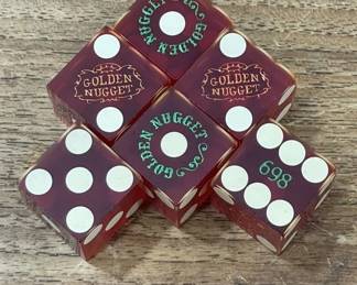 598h Lot of vintage Las Vegas dice