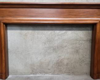 128 432 WM. H. Jackson oak fireplace surroundmantel