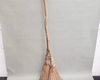 438 Primitive double headed broom