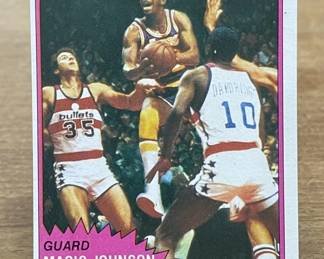 434h 1981 Topps Magic Johnson basketball card