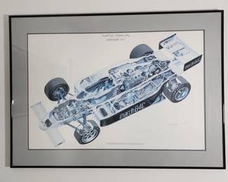 347h 1984 Formula 1 March 84c Winner Tony Matthews