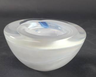 522 Hand blown art glass bowl