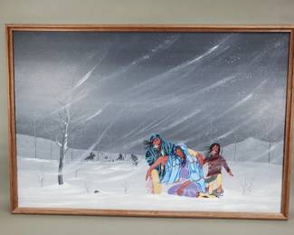 117 209 Thomas Goodwind of the Chippewa Cree tribe signed
