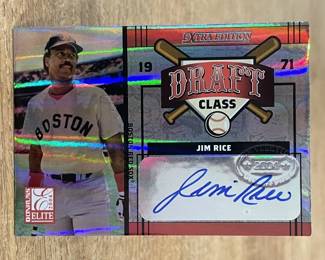374h 2004 Donruss Dual signature Jim Rice Keith