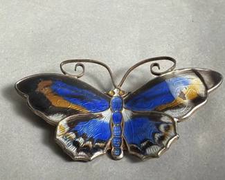 072 65 Vintage DavidAnderson sterling silver enameled