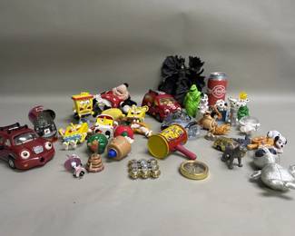 369 Group of toys and key chains
