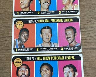 404h Lot of 1970 Topps League Leaders basketball cards