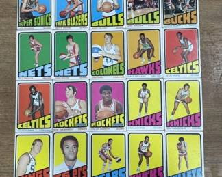 419h Lot of 1972 Topps basketball cards