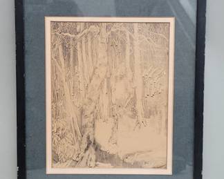 536 Vintage lithograph