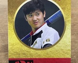 145 424h 2012 Gold Shohei Ohtani baseball card
