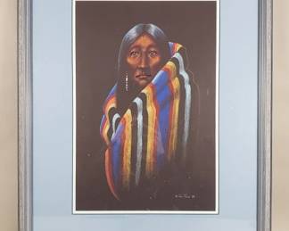 114 199 Jon Tiger of the creek tribe signed prisma