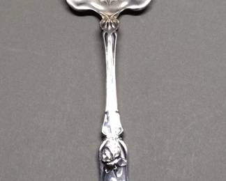 154 14 Antique Whiting sterling violet pattern spoon