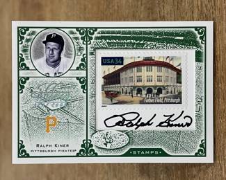 365h 2004 Donruss Ralph Kiner signature with vintage