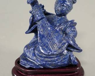 082 553 Hand carved lapis lazuli figure