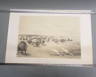 429 Pair of vintage Native American lithographs