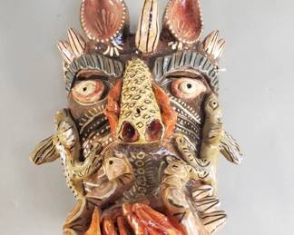 82 Carmela Martinez Alvarez signed Mexican folk art