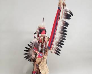 419 Lakota Sioux tradiontal dancer figurine by D