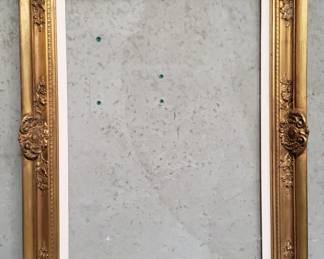 391 Vintage French gilt wood and gesso picture frame