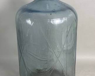 67 Vintage glass water jug