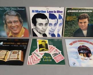 581 Group of vintage LP records