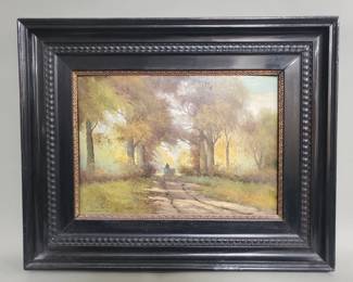 014 343 Antique signed Hendrick Jan ten oil on board