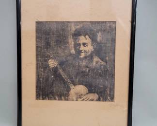 535 Pencil signed lithograph