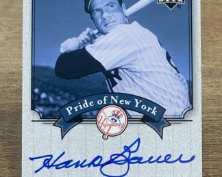 382h 2003 Upper Deck Hank Bauer Signature Pride of