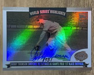 373h 2024 Topps Bobby Thompson signed card