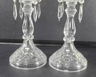 480 Hollywood Regency style lead crystal lusters