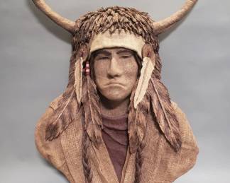 414 Signed Jon Himes Native American style