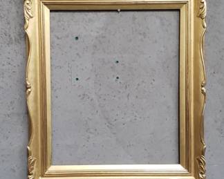 388 Vintage gilt wood and gesso pricture frame