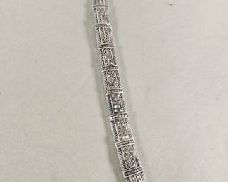 159 90h Art Decostyle sterling silver and marcasite