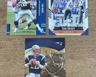413h Lot of Tom Brady football cards