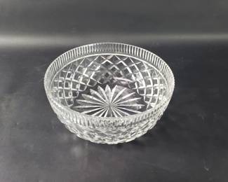 151 588 Waterford style crystal bowl unmarked