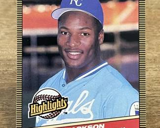 398h 1986 Donruss Bo Jackson rookie card