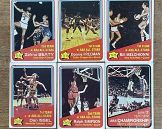 420h Lot of 1972 Topps 1st 2nd Team ABA AllStars