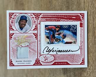 366h 2004 Donruss Andre Dawson signature with vintage