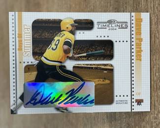 369h 2004 Upper Deck Timelines Dave Parker signature