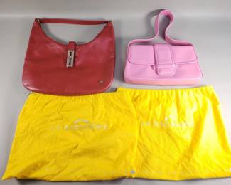 544 Pair of LA Bagagerie womens handbags