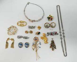 198 344 Vintage signed designer jewelry