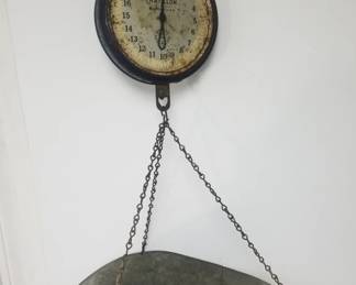 120 Vintage Chatillon hanging scale